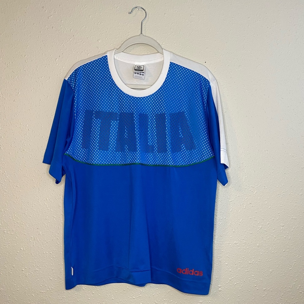 Mens Adidas official training jersey | 2006 Italy World Cup jersey | Italia | L